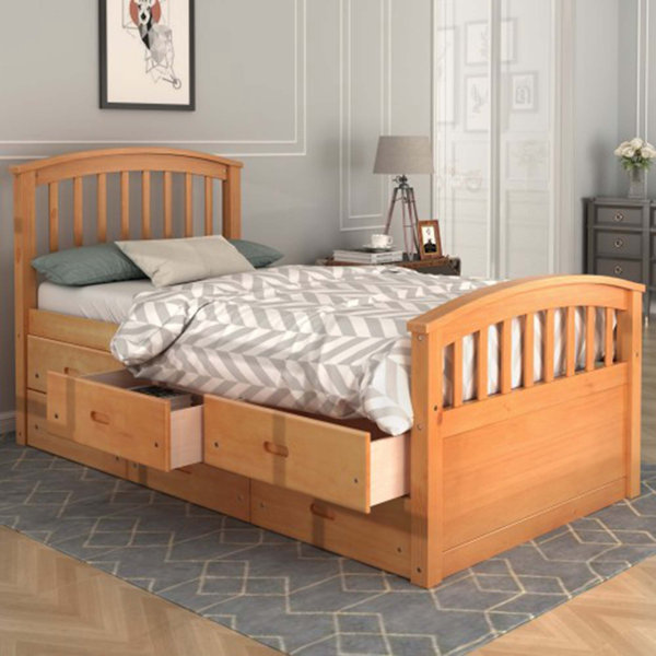 Red Barrel Studio® Slat Storage Bed Wayfair
